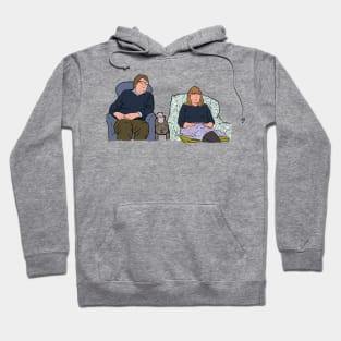 Giles And Mary from Gogglebox Hoodie